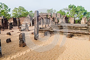 Buddha Seema Prasada Baddhasima Prasada in the ancient city Polonnaruwa, Sri Lan