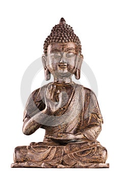 Buddha Shakyamuni`s figure in vitarka mudra.