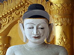 Buddha, Shite-thaung Temple, Mrauk U, Rakhine, Burma (Myanmar)