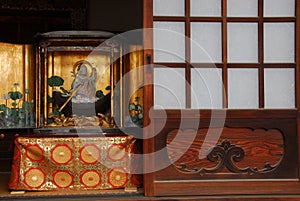 Buddha shrine door