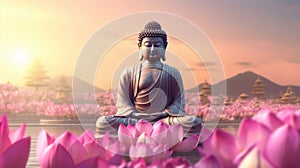 Buddha Siddhartha Shakyamuni meditating