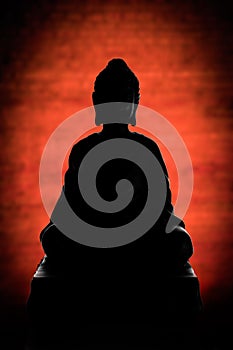Buddha silhouette