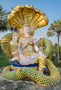 Buddha Sitting Figure, Kanchanaburi, Thailand
