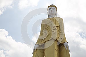 Buddha standing in Myawaddy Province, Karen State, Myanma