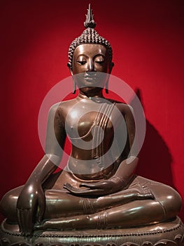 Buddha statue of 15th century. Siddhartha Gautama