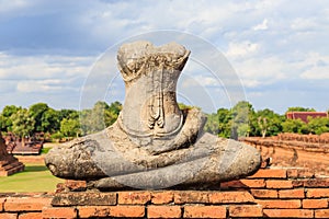 Buddha statue in Ayuthaya