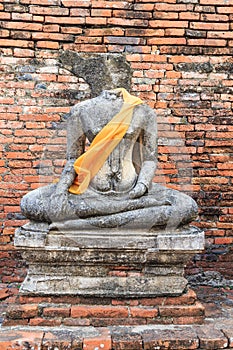 Buddha statue in Ayuthaya