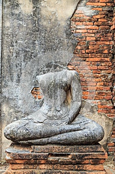 Buddha statue in Ayuthaya
