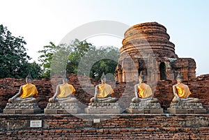 Buddha statue Ayutthaya Thailand