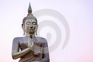 Buddha statue on background ,buddha image style