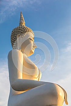 Buddha statue building in Thailand