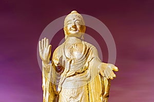 Buddha statue close up