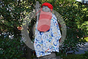 Buddha Statue Covered By Clothes At Sensoji Temple Tokyo Japan 2016