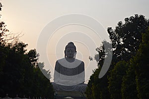 Buddha statue, Daijokyo Budhist temple Bodhgaya Bihar