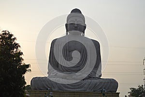 Buddha statue, Daijokyo Budhist temple Bodhgaya Bihar