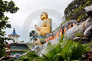 Buddha Statue, Dambulla, Sri Lanka photo