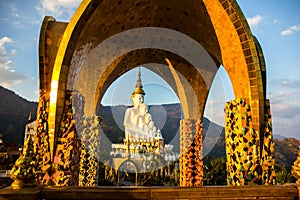 Buddha statue in dome