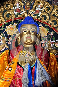 Buddha statue at Erdenezuu Monastery in Mongolia