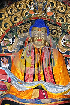 Buddha statue at Erdenezuu Monastery in Mongolia