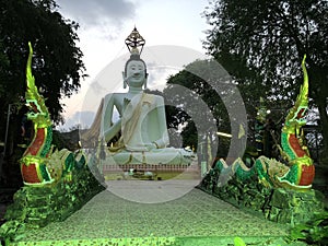 Buddha statue in the evening on Koh Samet