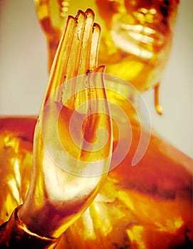Buddha statue hand, Thailand
