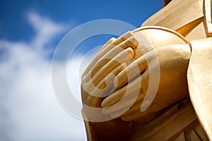 Buddha statue hands