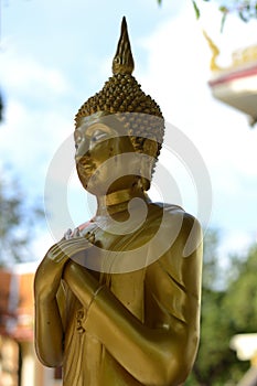 Buddha Statue With Hands Crossed