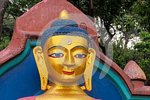 Buddha statue head