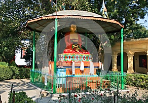 Buddha statue in holy Varanasi