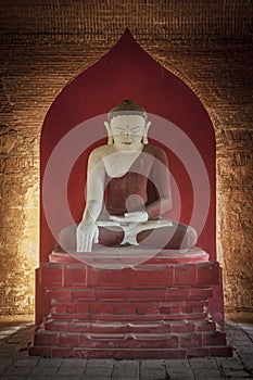 Buddha statue inside a temple