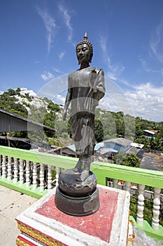 Buddha statue at Khao Samo Khon Temple In Lop Buri Province photo