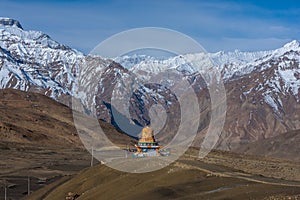 Buddha Statue - Landscape - Langza Village, Spiti Valley, Himachal Pradesh