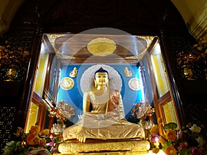 Buddha Statue at Mahabodhi Temple, Bodhgaya