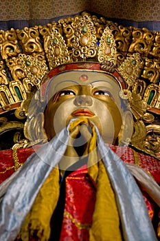 Buddha statue in monastery