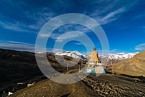 Buddha Statue Morning - Langza Village, Spiti Valley, Himachal Pradesh