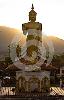 Buddha statue in Muang Xai, Laos