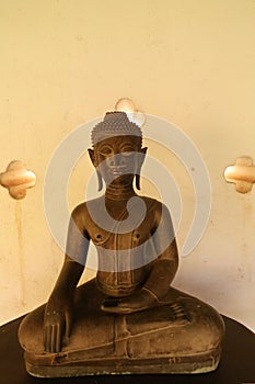 Buddha statue at Pha That Luang Stupa, Vientiane