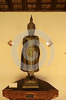 Buddha statue at Pha That Luang Stupa, Vientiane