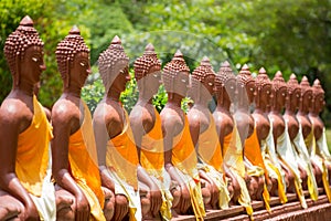 Buddha statue. Representing the Buddha.Thailand