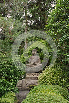 Buddha Statue at Ryoanji Temple Gardens