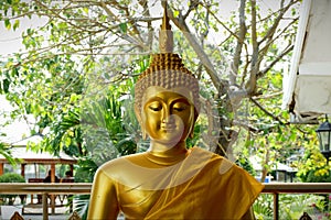 Buddha statue Sacred things that Buddhists respect.