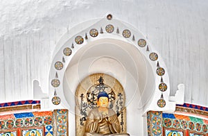 Buddha statue from Shanti Stupa