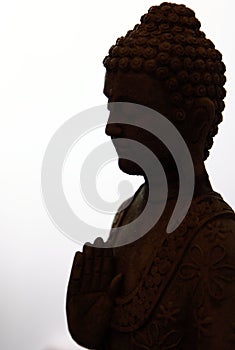 Buddha Statue in Silhouette