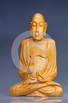 Buddha statue sitting cross-legge photo