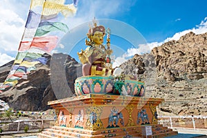 Buddha Statue Skurbuchan village at in Skurbuchan, Ladakh, Jammu and Kashmir, India