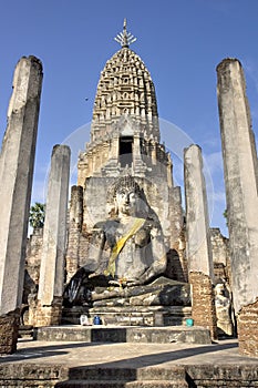 Buddha statue, Sukhothai, Thailand