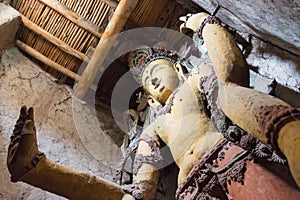 Buddha Statue at Sumda Chun Monastery in Leh, Ladakh, Jammu and Kashmir, India.