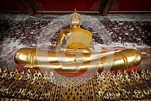 the buddha statue in the temple