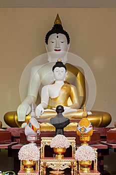 Buddha statue , temples in Chiang Mai ,Thailnd
