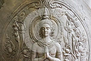 Buddha statue in Thai style molding art